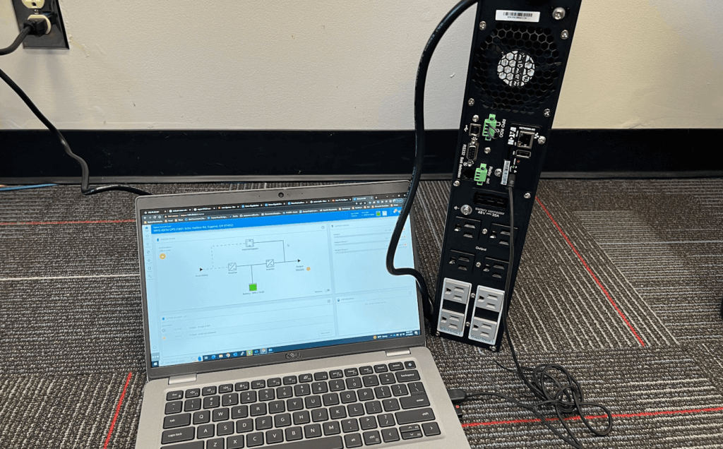 Connecting to Eaton M2 Network Card via Micro-B USB Cable